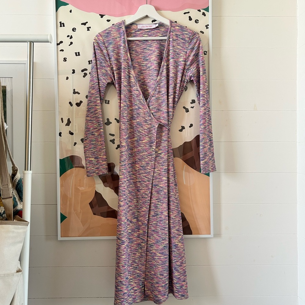 Lisa Says Gah Lucille Knit Wrap Dress